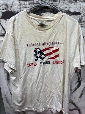 vintage i pledge allegiance united strong america shirt